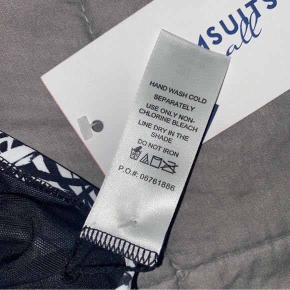 Swimsuits for All Side Tie Blouson Tankini Top Size 20 - Picture 5 of 8